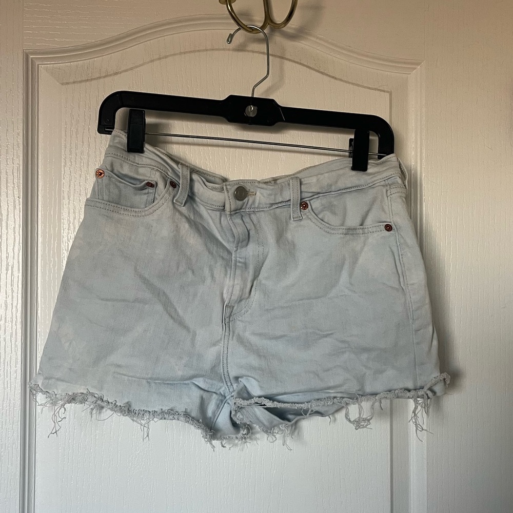 Levi High Rise Jean Shorts